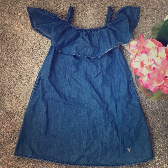 Denim dress by Guess...size 6 - Picture 1 of 1